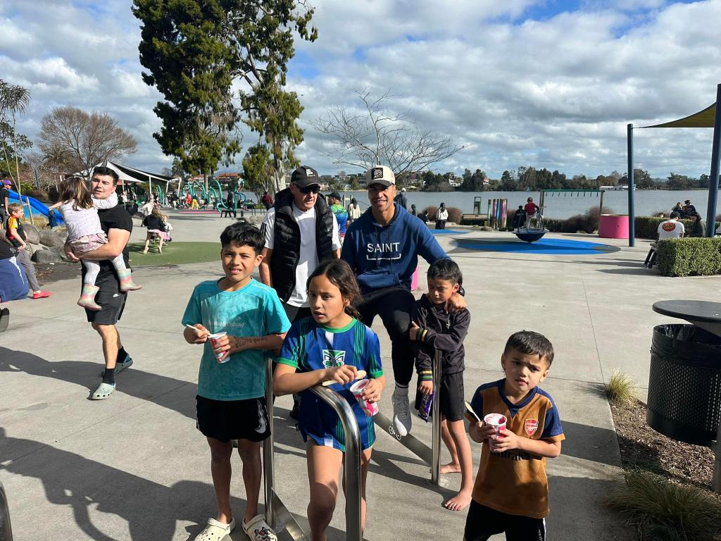 Families at Hamilton Lake